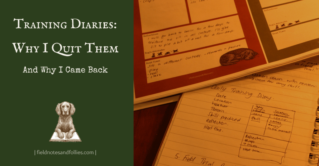 Training diaries flay-lay