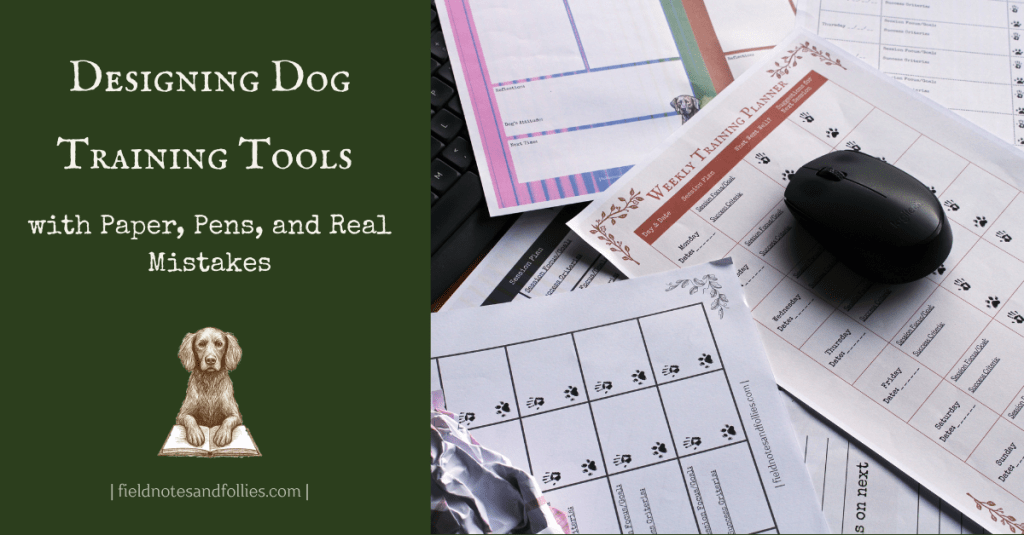 Flat-lay of various planner pages